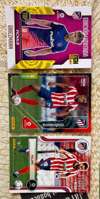 7 cromos Atlético de Madrid – Megacracks/Adrenalyn