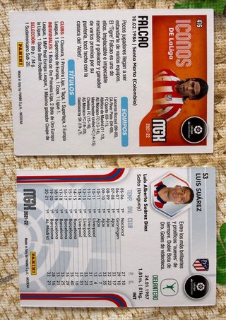 7 cromos Atlético de Madrid – Megacracks/Adrenalyn