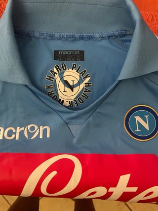 Completo calcio Napoli Macron Lete XL