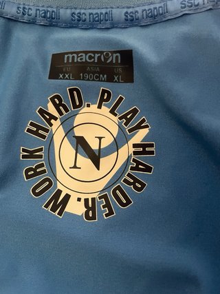 Completo calcio Napoli Macron Lete XL