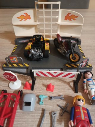 Playmobil Stuntshow Tienda Taller 70552