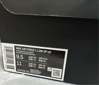 Nike Air Force 1 SP x Undercover Blanco 43