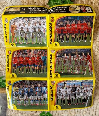 20 cromos equipos La Liga Santander 21-22 PANINI