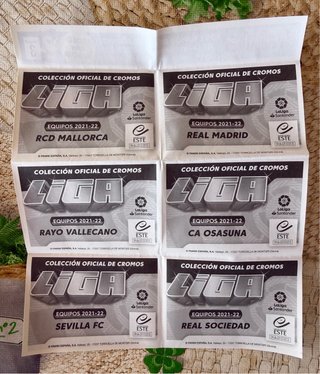 20 cromos equipos La Liga Santander 21-22 PANINI