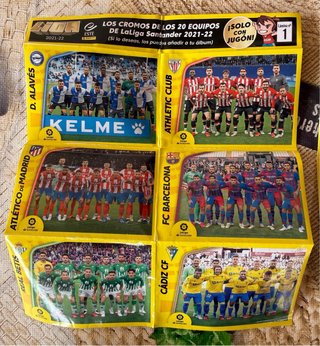 20 cromos equipos La Liga Santander 21-22 PANINI