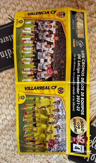 20 cromos equipos La Liga Santander 21-22 PANINI