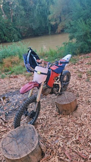 Pit Bike Motocross Roja y Blanca Marca rever maste