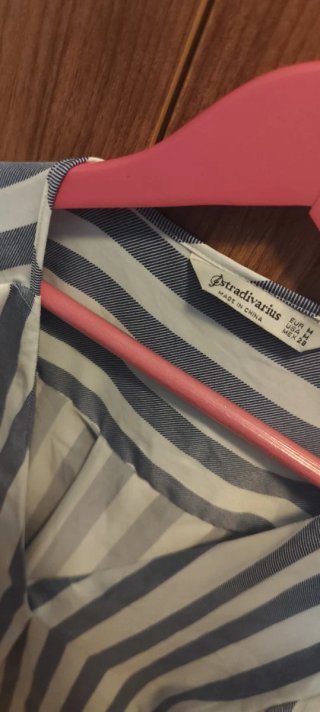 Camisa rayas blancas y grises manga larga