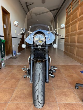 Triumph Bonneville Azul/Plata