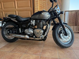 Triumph Bonneville Azul/Plata