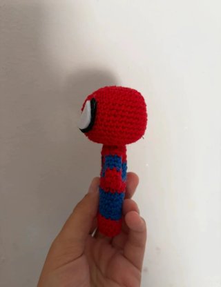 Spider-Man Amigurumi Fatto a Mano
