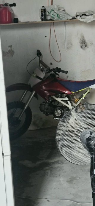 Pit Bike XL 125cc y portatil lenovo