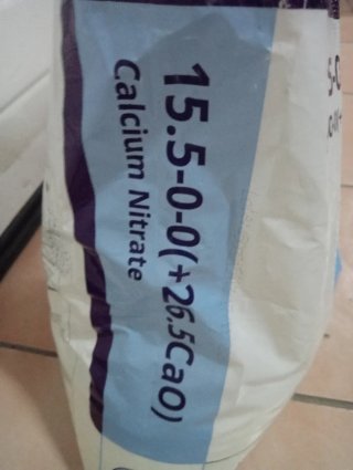 Fertilizante Nitrato Cálcico 25 kgs.