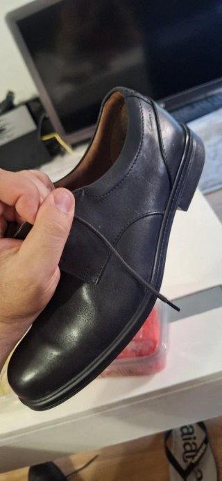 Zapatos Clarks Negros Hombre
