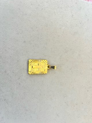 Cadena Oro Laminado 18 k Colgante Cruz