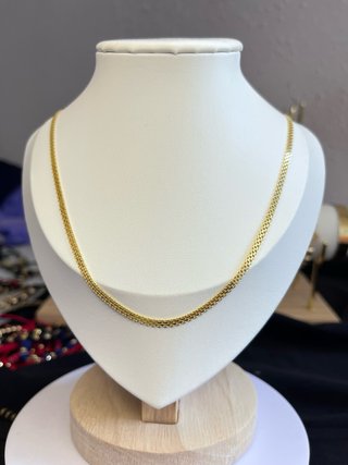 Cadena Oro Laminado 18 k Colgante Cruz
