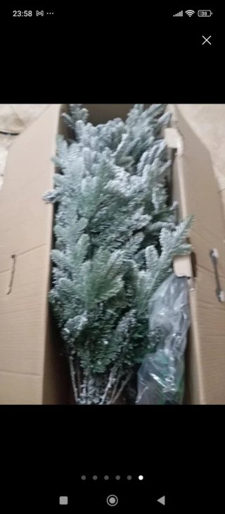 Árbol de Navidad Nevado Baqueira El Corte Inglés