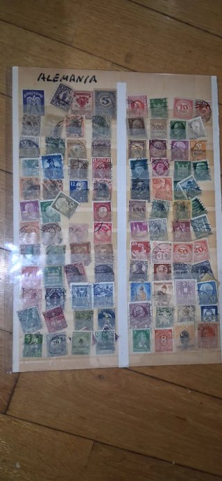 Lote Sellos Antiguos Alemania y USA