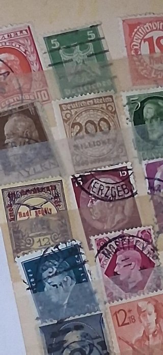 Lote Sellos Antiguos Alemania y USA