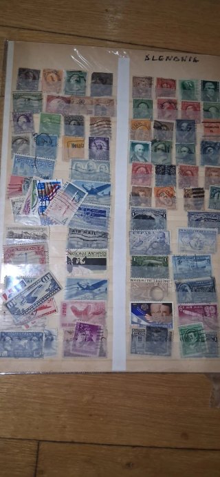 Lote Sellos Antiguos Alemania y USA
