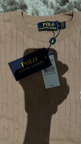 Polo Ralph Lauren Jersey Manga Corta Beige
