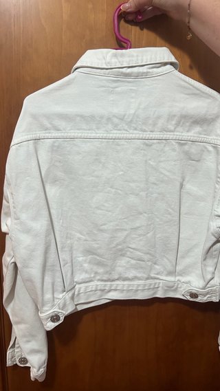 Chaqueta vaquera Zara beige