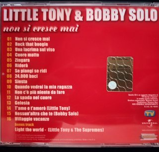 Lotto 3 CD Bobby Solo & Little Tony