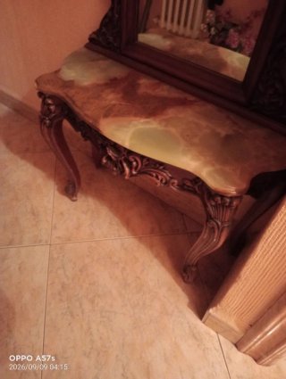 Consola d'ingresso con specchio