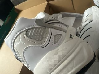 Zapatillas Puma Blancas y Plateadas