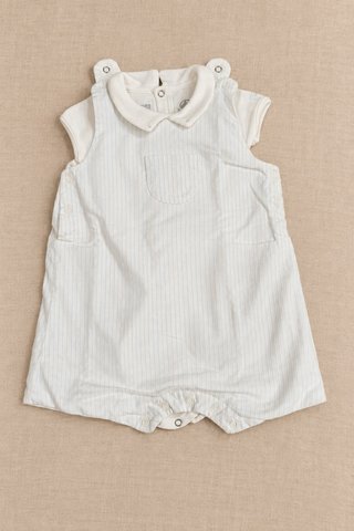 Pelele Petit Bateau 6m Rayas Azul