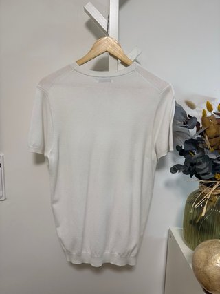 Camiseta Zara Punto Blanca