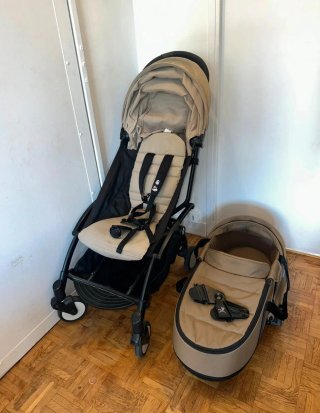 Silla Babyzen Yoyo + Capazo Beige