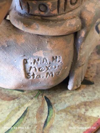 estatuilla de terracota precolombino arte maya