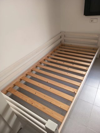 Cama individual 90x200 + colchón