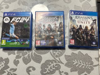 FC 24 y Assassin's Creed Unity PS4
