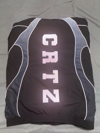 Cortavientos Chaqué Negro y Gris