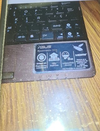 Mini portátil Asus negro