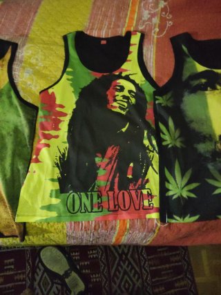 Lote 3 Camisetas Tirantes Bob Marley Talla M