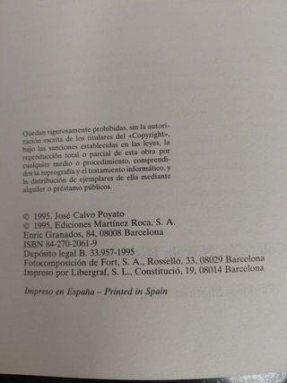El rey hechizado. José Calvo Poyato