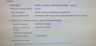 ORDENADOR COMPLETO i3-4160 POR SOLO 50 EUROS