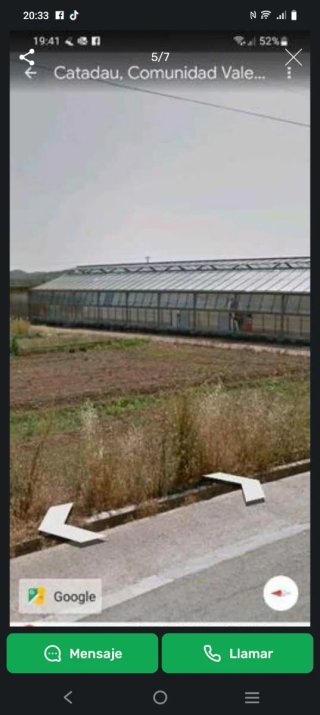Vivero acristalado 2000mts /depósito  agua130000L.