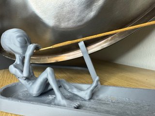 Porta Incensi Handpan Alien Ufo