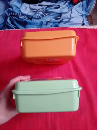 Portamerenda con manico 2pz 20cm