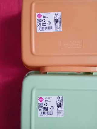 Portamerenda con manico 2pz 20cm