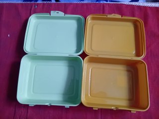 Portamerenda con manico 2pz 20cm