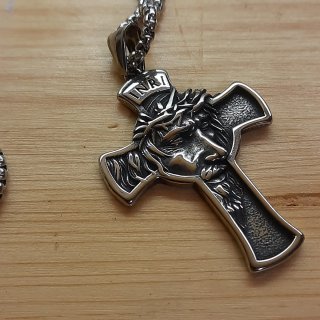 Croce Gesù INRI Acciaio Inossidabile 60cm