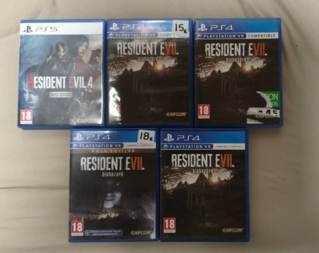 Juegos PS4 Resident Evil (Varios Títulos)