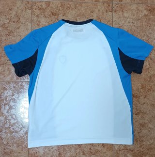 Camiseta Lotto Padel Azul y Blanca