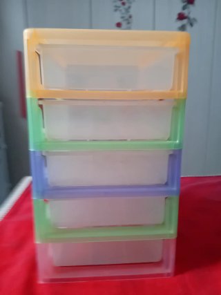 Organizer da scrivania 5 cassetti