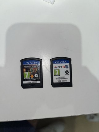 Juegos PS Vita Minecraft y FIFA 14
